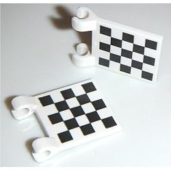 Lego Building Accessories Checkered Flag, Bulk - 25 Pieces per Package