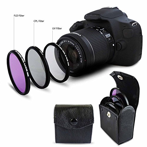 Filters & Accessories PRO 58MM Lens Filters + 58mm Lens Hood KIT for