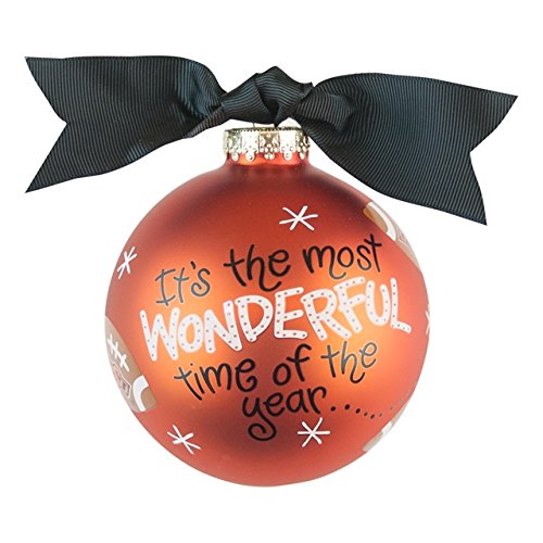 OSU Most Wonderful Time Ornament Football