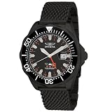 Invicta Men's Pro Diver Collection Black Ion-Plated Mesh Watch #6363