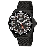 Invicta Men's 6363 Pro Diver Collection Black Ion-Plated Mesh Watch