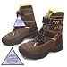TEX Outdoor Boots Snowboots für Mädchen Kinderschuhe Winterstiefel mit SLAM TEX Klima-Membrane in braun-gelb mit Sternchen