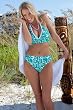 Tiki Girl; Solid White Sarong (Bikini sold separately)