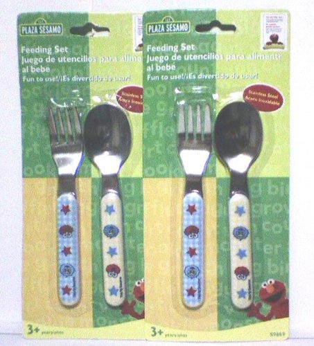 Sesame Street Feeding Set (4 Count)
