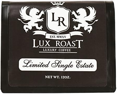 Lux Roast Single Estate - Gourmet Micro-roast Whole Bean Coffee, Medium Roast, 12oz, Luxury in Every Sip