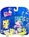 Littlest Pet Shop Happiest Pet Pairs Portable Collectible Gift Set - Sugar Glider (#990) and Purple Spider (#991) with Spider Web_s-1