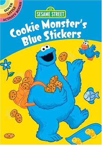Sesame Street Cookie Monster's Blue Stickers