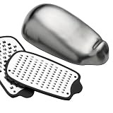 Mouse Cheese Grater - Stainless Steel - 2 discs for Parmesan, Cheddar etc -by Grunwerg of Sheffieldby WOWOOO