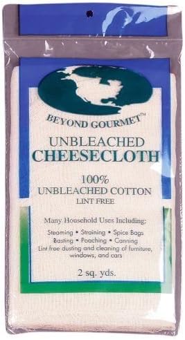 Beyond Gourmet Unbleached Cheesecloth Straining Basting Canning Cleaning #044