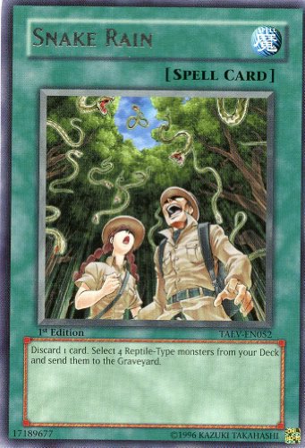 Yu-Gi-Oh! - Snake Rain (TAEV-EN052) - Tactical Evolution - 1st Edition - Rare