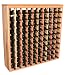 100 Bottle Deluxe Cabinet Style Wine Rack (Premium Redwood)