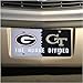 Georgia Bulldogs/Georgia Tech Yellow Jackets House Divided Mirrored License Plate