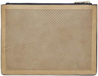 Mighty Purse 3TONE Handbag (Navy - Tan - Ivory Fold) - Women's Smartphone Charging Handbag for iPhones and Android Phones - Genuine Leather Hand Bag with Rechargeable Battery