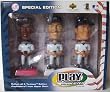 2002 UPPER DECK PLAY MAKERS SPECIAL EDITION BOBBLEHEADS BERNIE WILLIAMS / DEREK JETER / JASON GIAMBI (Home Version)