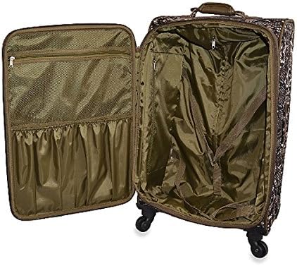 The Classic Adrienne Vittadini Printed Python Collection 4-piece Spinner Luggage Set
