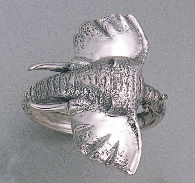 Click here to buy Large Elephant Head Bangle Bracelet.