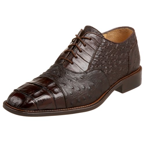 Belvedere Men's Onesto Oxford,Brown,12 M US