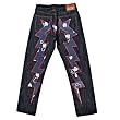 Evisu painted logo denim jeans EVIS0752