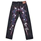 Evisu painted logo denim jeans EVIS0752