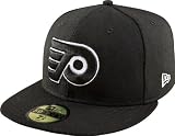 NHL Philadelphia Flyers Basic Black and White 59Fifty Cap, Black/White, 7 3/8