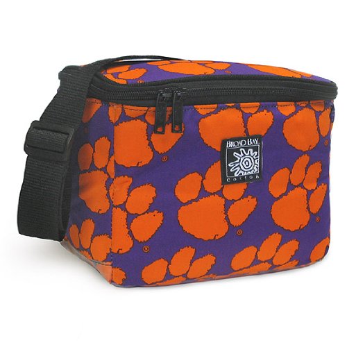 Clemson University Logo Tigers Lunch Box Cooler Insulated Bag COOLER Lunchbox Tote Lunchboxes SEARCH BROAD BAY LUNCH FOR OTHER DESIGNS - CHRISTMAS GIFT IDEAS for HIM or HER Kids Boys Girls Men Ladies NO Lead Lead-Free