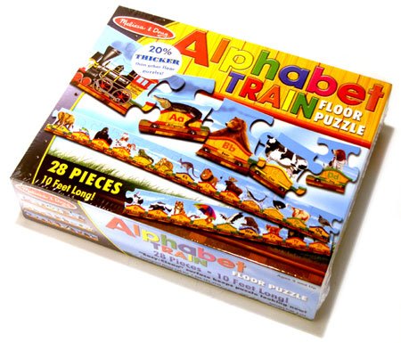 Childrens Toyshop  Toys : Melissa & Doug Alphabet Train Floor Puzzle