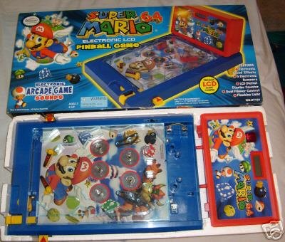 SUPER MARIO 64 PINBALL MACHINE (SUPER MARIO VINTAGE COLLECTABLE)