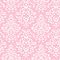 Delicate Document Damask - Pink (20.5")