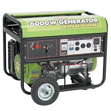 Buy All Power America APG3560 6,000 Watt 13 HP OHV Propane Powered Generator with Electric Start & Wheel Kit with best Review