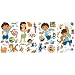 Blue Mountain Wallcoverings GAPP1827 Go Diego Go Self-Stick Wall Appliqu&Atilde;&copy;