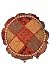 Rajasthani Handmade Heavy Multi Worked Patch Work Ottoman Stool or Floor Cushion Cover (It Comes Unfilled)