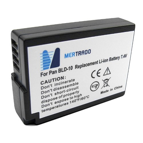 Mertrado DMW-BLD10/10E Akku (1800mAh, 7,4 V) f&uuml;r Panasonic Lumix DMC-G3/Lumix DMC-GF2/Lumix DMC-GX1/Lumix DMC-GX1X