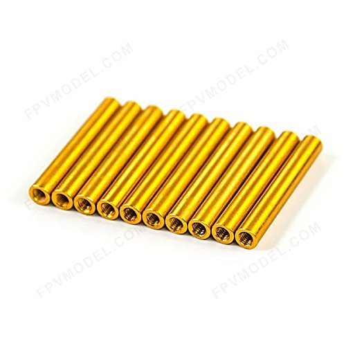 Replacement Standoffs 35mm for FPV Multirotors 10pcs Yellow Corlor