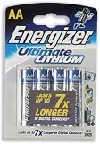 Energizer Ultimate Battery Lithium LR06 1.5V AA Ref 626264 [Pack 4]