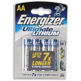 Energizer Ultimate Battery Lithium LR06 1.5V AA Ref 626264 [Pack 4]