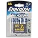 Energizer Ultimate Battery Lithium LR06 1.5V AA Ref 626264 [Pack 4]
