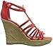Qupid Women's Resort-23 Wedge Sandal