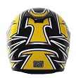 Vega Datana Small Full Face Helmet with Yellow Graphic