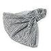 Refaxi Women Gray Bandanas Lace Headwrap Headband Girls' Hair Accessory Gift