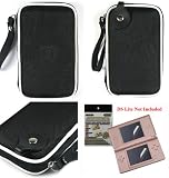 Black Special Edition Hard Shell Nylon Carrying Case with Screen Protector for Nintenod DS Lite