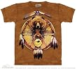 The Mountain Bear Shield Feathers Dreamcatcher Tee T-shirt