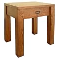 Chunky Table w/Drawer - Brwon (21")