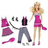 Barbie Fab Life Doll  and  Fashion - Pink Skirt  and  Accessories Doll