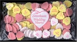 Large Fluted Assorted Wedding Hearts (1lb. Clear Bag)
