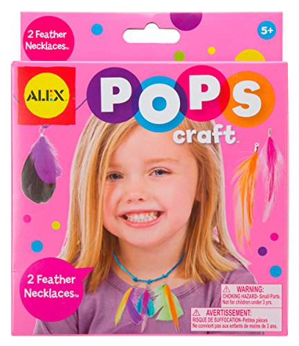 ALEX Toys POPS Craft 2 Feather Necklaces