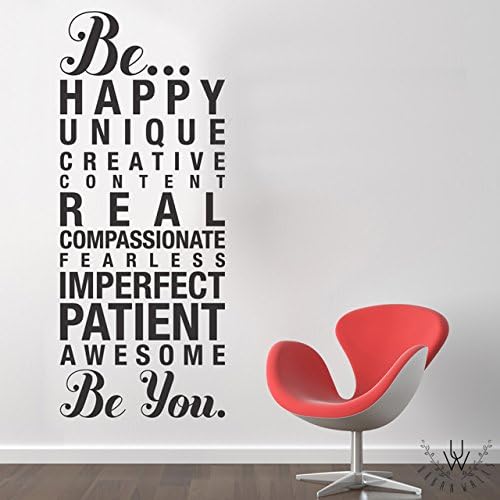 Be You Wall Quotes -Wall Decal Home Décor by Urban Walls