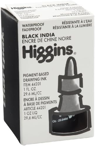 Neww Higgins India Ink 1oz-Matte Black Neww