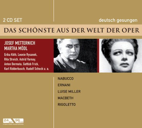 Nabucco, Macbeth, Rigoletto and more Opera sung in German