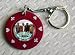 Bon Jovi Novelty $100 Poker Chip Keyring - Red