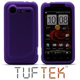 TUF TEK Bright Purple Soft Silicone / Gel / Rubber Skin Cover Case for Veri ....